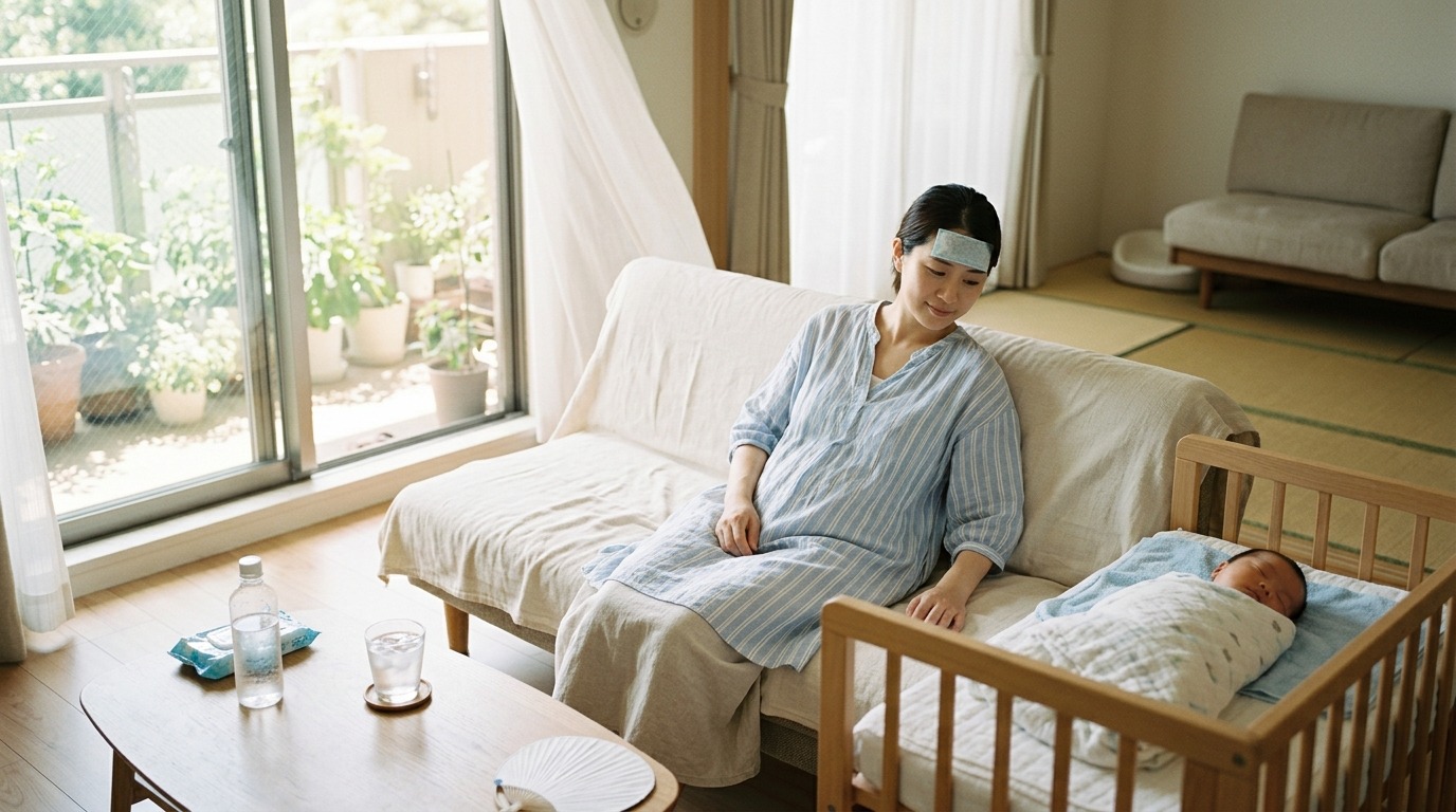 産後の夏の過ごし方｜授乳・水分補給・体力回復のポイント