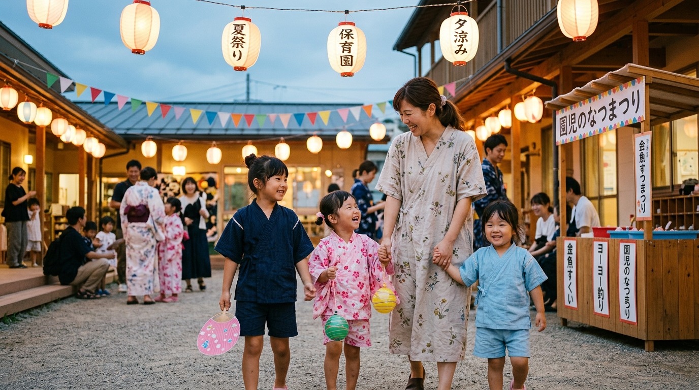 保育園の夏祭り・夕涼み会｜服装・出し物・保護者の関わり方