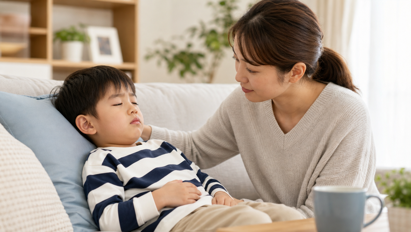 子どもの腹痛｜よくある原因と受診の目安